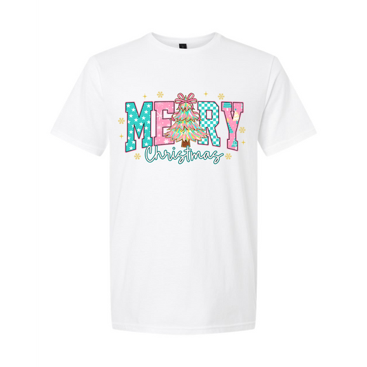 Preppy Merry Christmas Tee
